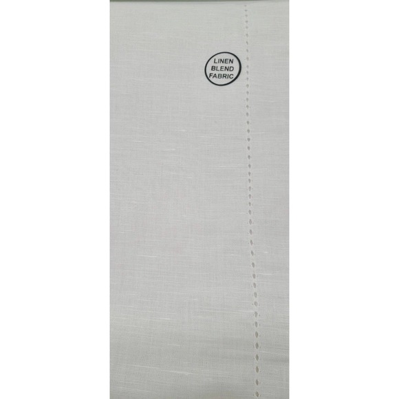 White Linen Table Runner - Picture 2 of 4